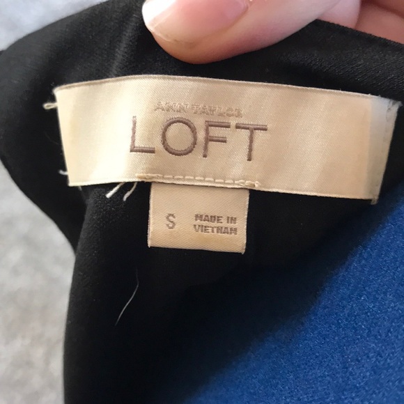 Tan and black zebra print dress loft size small - Picture 7 of 7